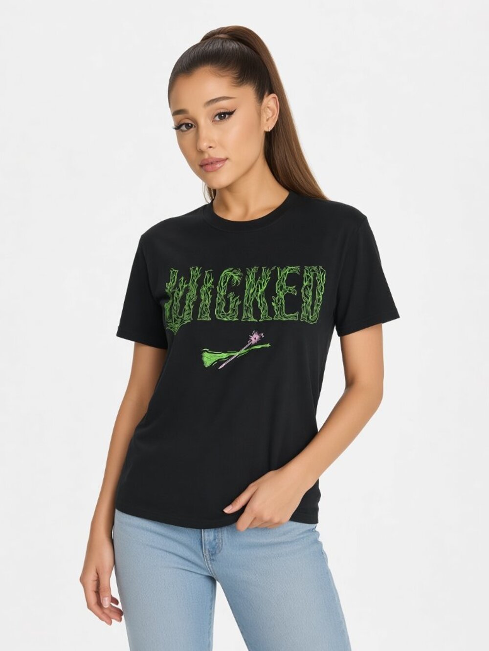 NEW Wicked Women's Graphic Small T-Shirt with Short Sleeves